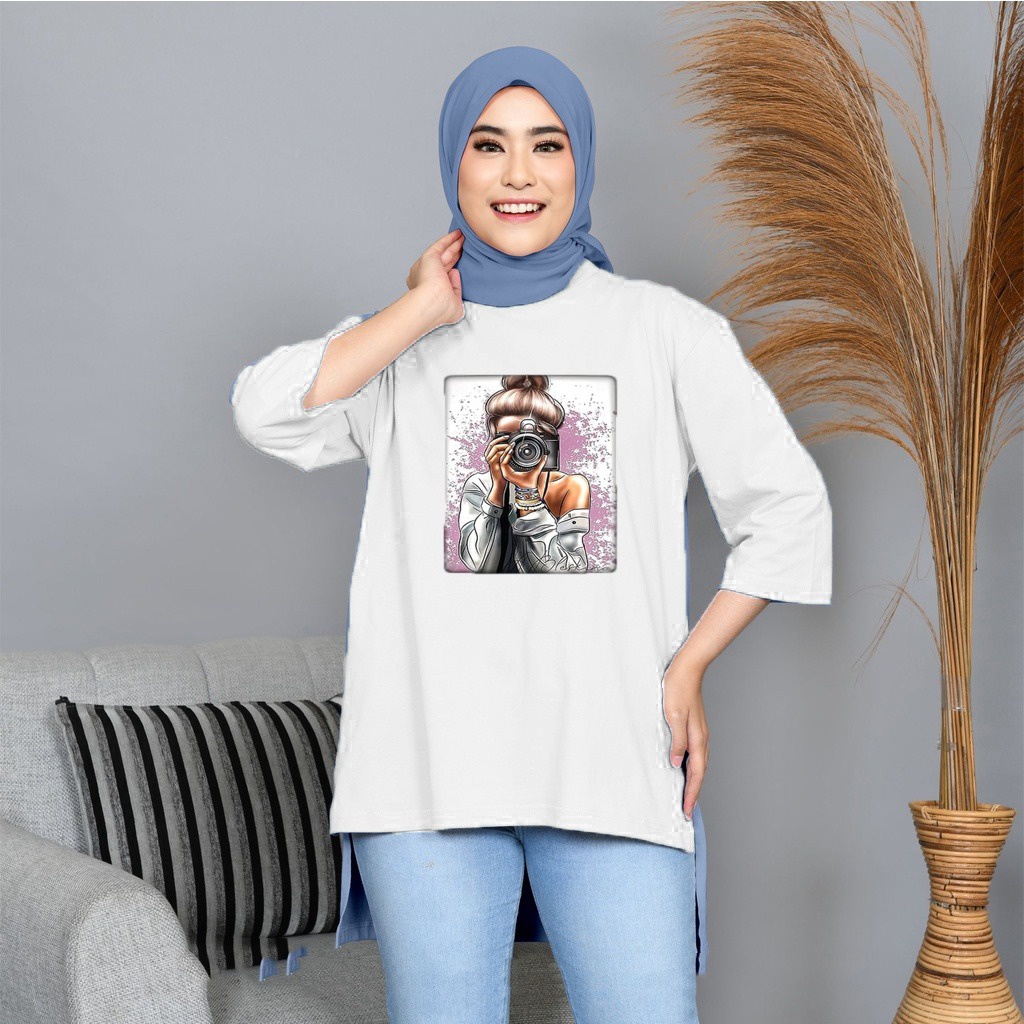 FC - TUNIK BASIC OVERSIZE WANITA HIJAB'S VARIASI 080 DTF