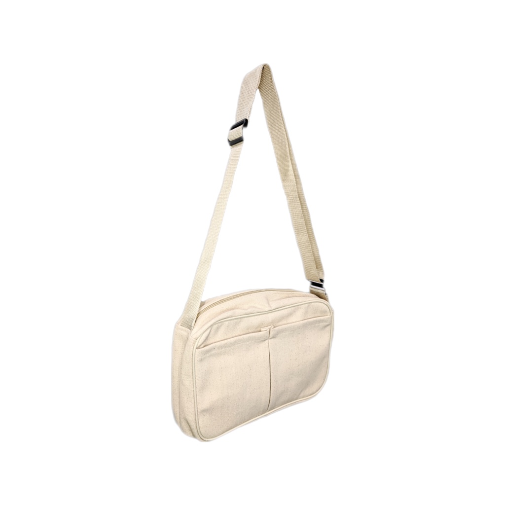 Sling Bag / Tas Slempang Luna Kanvas Resleting