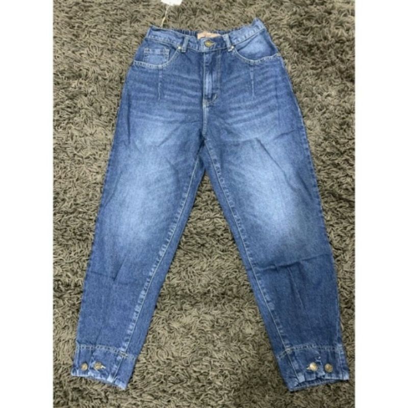 #7233 [ COD ] UPGRADE BAGGY JEANS BF KANCING TERLARIS