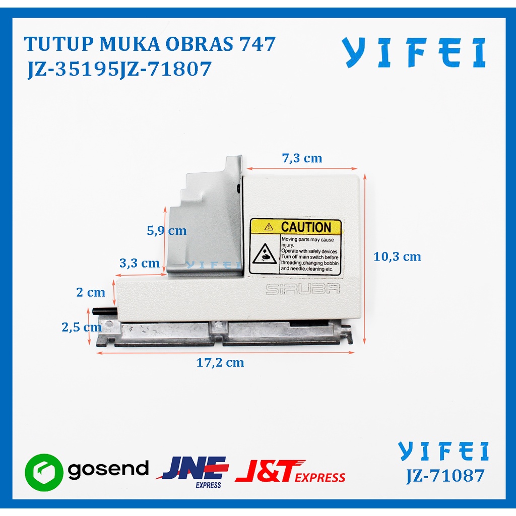 TUTUP MUKA OBRAS 747/FRONT COVER 747 KC21/KC22B/KC25B YIFEI-71807