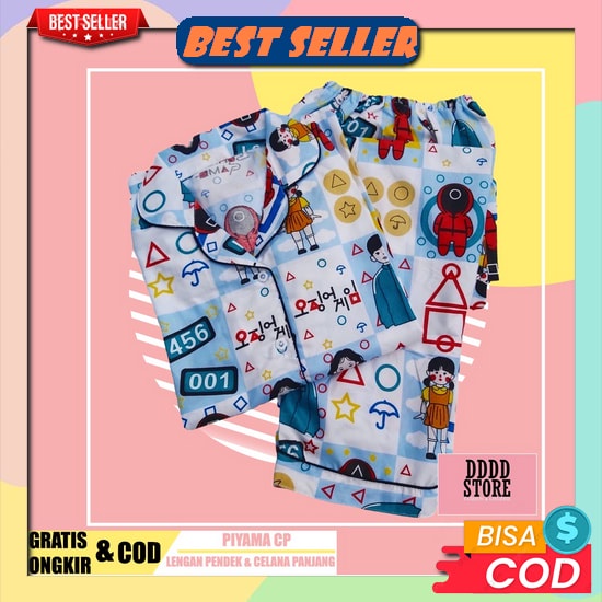 (Po/Tidak Ready Stock) - Stelan Babydoll Celana Pendek/Piyama Rayon/One Set Piyama Doraemon Tie Dye 