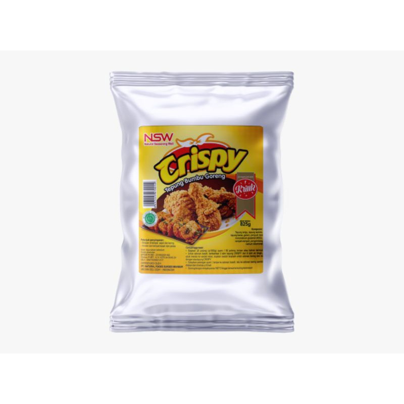

NSW Tepung Crispy Serbaguna 400gram tepung goreng tepung kentucky siap pakai ayam ikan tempe tahu ubi pisang kue dan lain ain