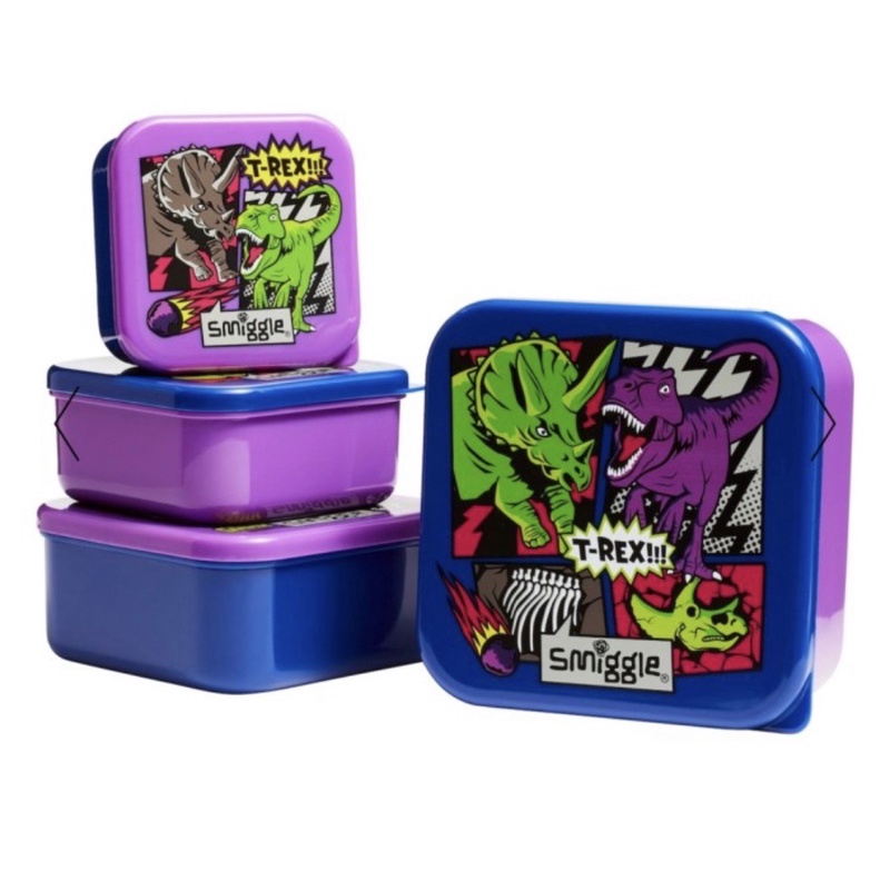 (READY) Smiggle Lunch Box 4 in 1