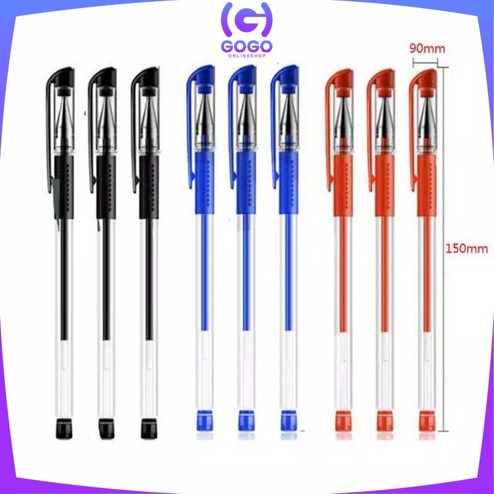 GOGO-A5 Pena Gel/ Pulpen Gel MIMI 0.5mm Standard Pulpen Gel MIMI Alat tulis Stationary