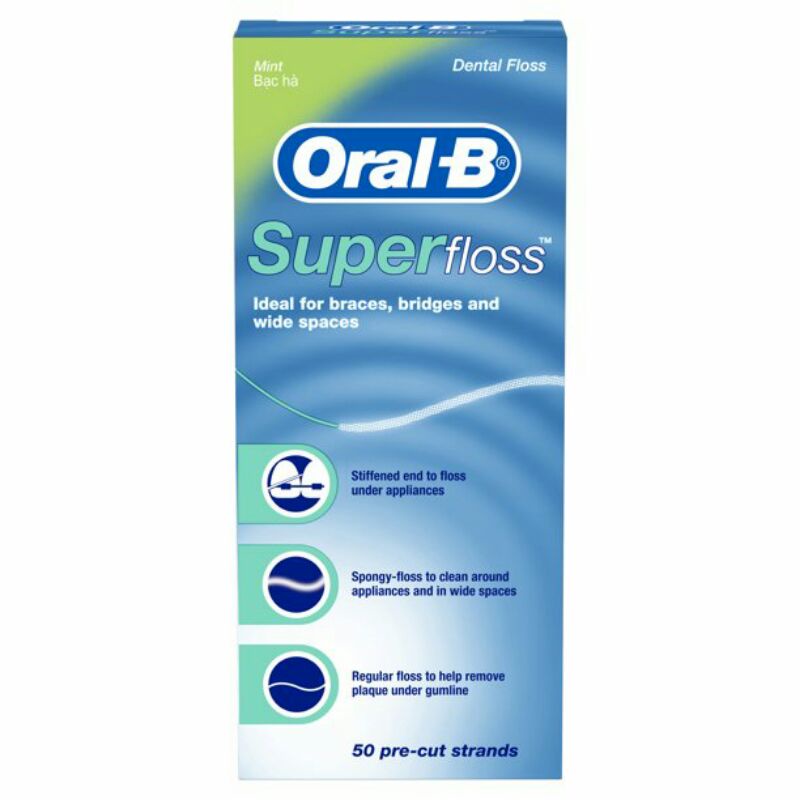 Oral-b super floss dental floss