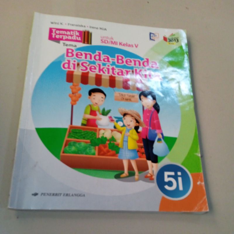 Tematik SD kelas 5i Erlangga.