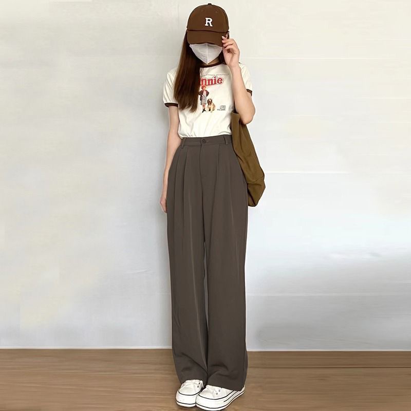 (HW)TROUSER PANTS BROWN