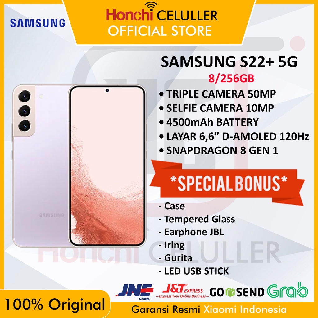 SAMSUNG S22 + PLUS 5G 8/256GB GARANSI RESMI SAMSUNG INDONESIA SEIN