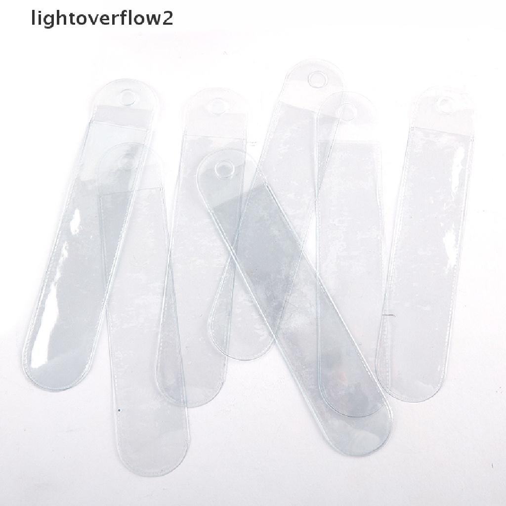 (lightoverflow2) 10pcs / Set Tempat Pensil Universal Bahan Plastik Matte Untuk Hadiah