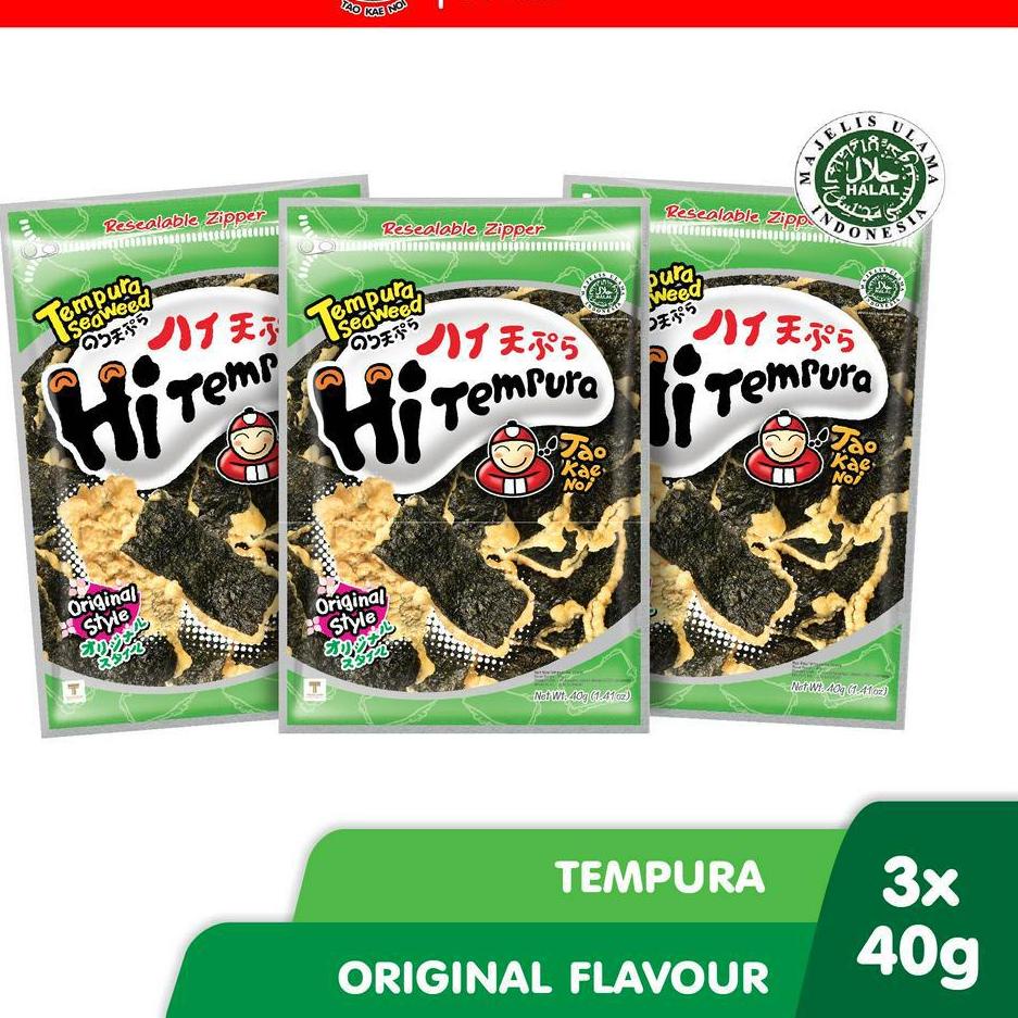 

Grosiran Murah Tao Kae Noi Hi Tempura Original 40 gr x3 