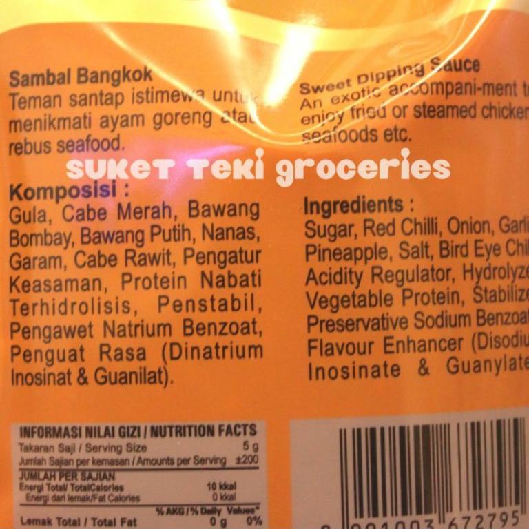 

Best produk Kokita Sambal Bangkok Sweet Dipping Sauce Dimsum 1kg Pouch Murah Best ECY