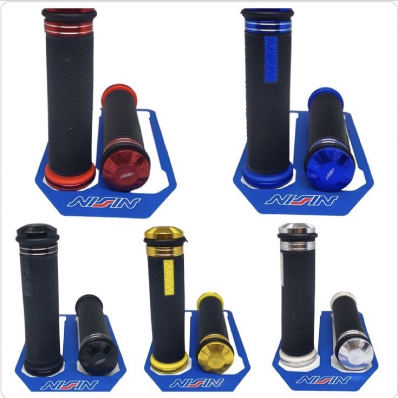 Handgrip Motor Handfat + Jalu Merk NISSIN Universal Buat Nmax/Aerox/Lexi/Pcx/Adv/Vario125/150