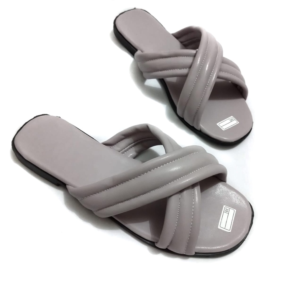 Sandal WANITA teplek silang