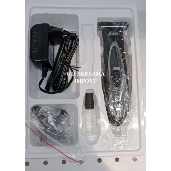 KRIS Alat Pencukur Rambut Nirkabel/Hair Clipper Stainless Steel