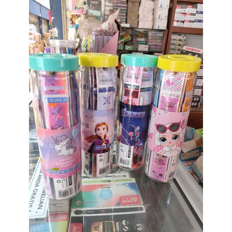 

Refill karakter plus tabung isi 24 pcs - RANDOM