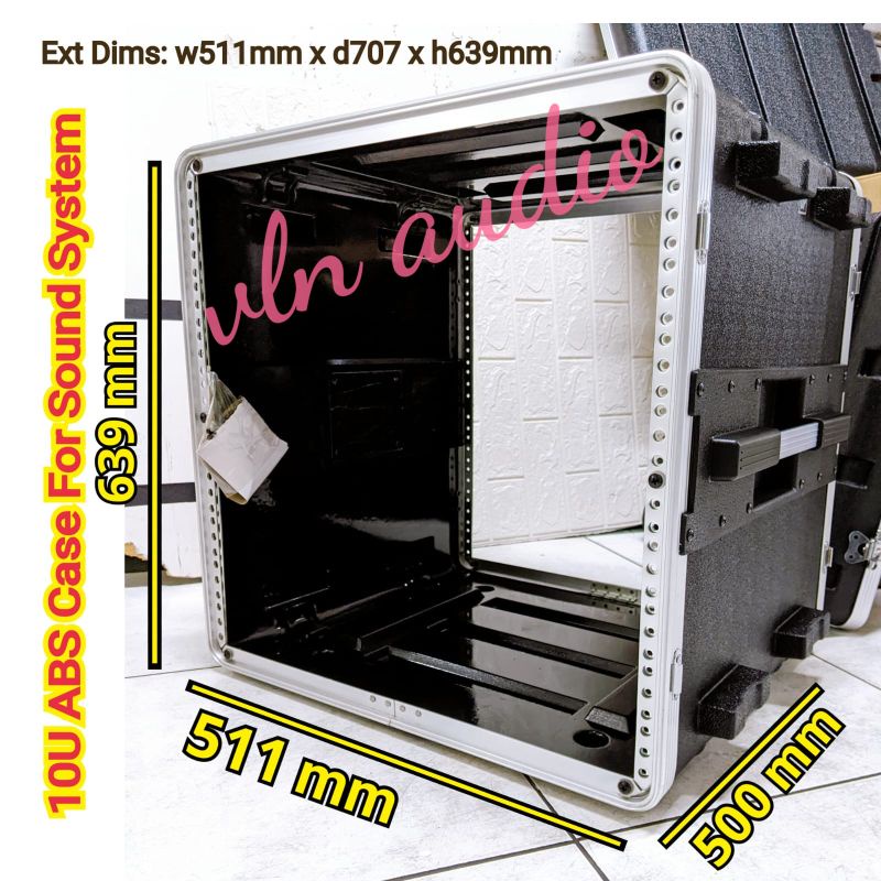 Hardcase sound system pvc fiber aluminium 10u