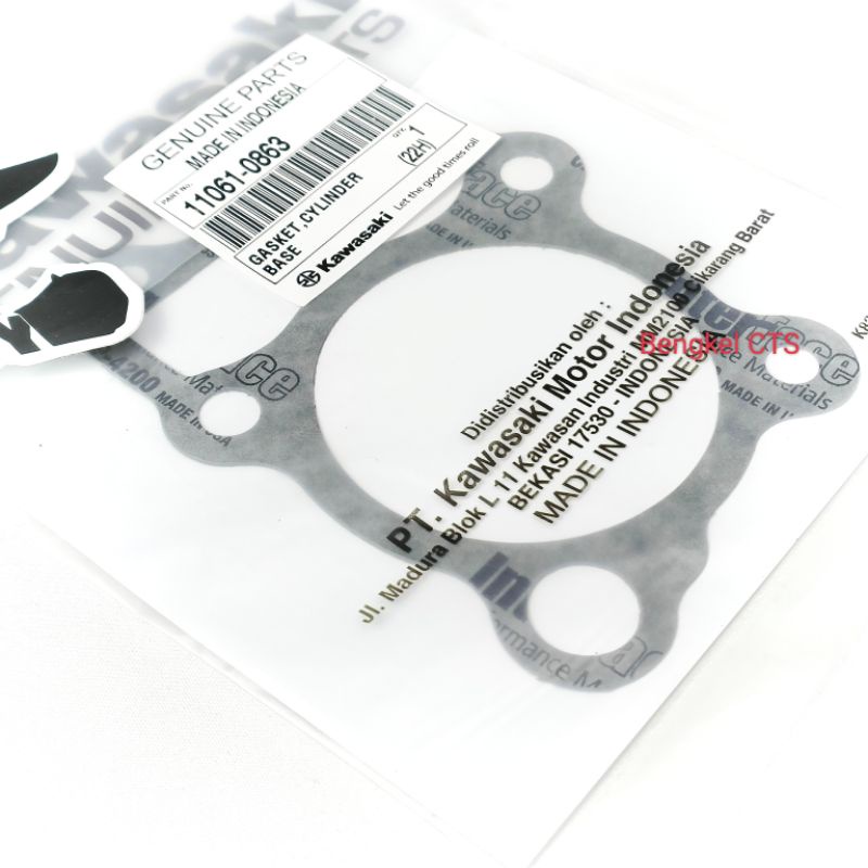 Paking Gasket BORING KLX 150 Packing Perpak BLOK BAWAH KLX150 Original 11061-0863