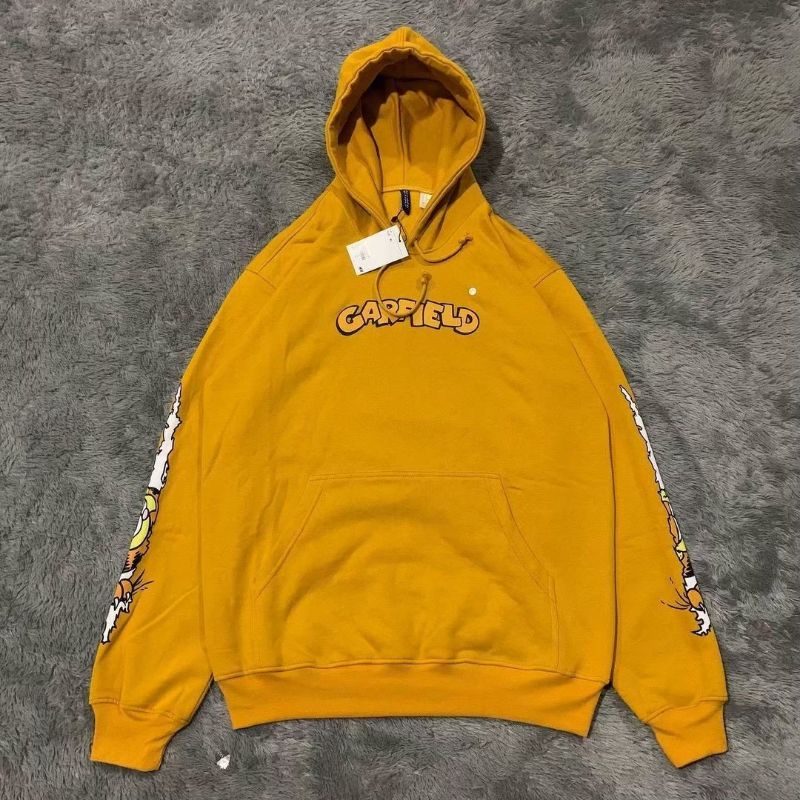 Hoodie Kartun Garfield HnM Unisex FullTag-SemiPrinting DTP Grade AAA++
