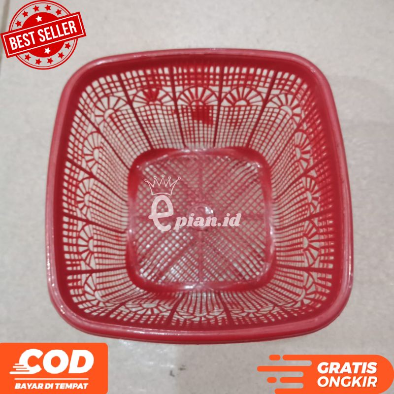 Wakul plastik SEGI / ceting plastik 12 Pcs/ Besek Plastik Lusinan/ Wakul Hajatan