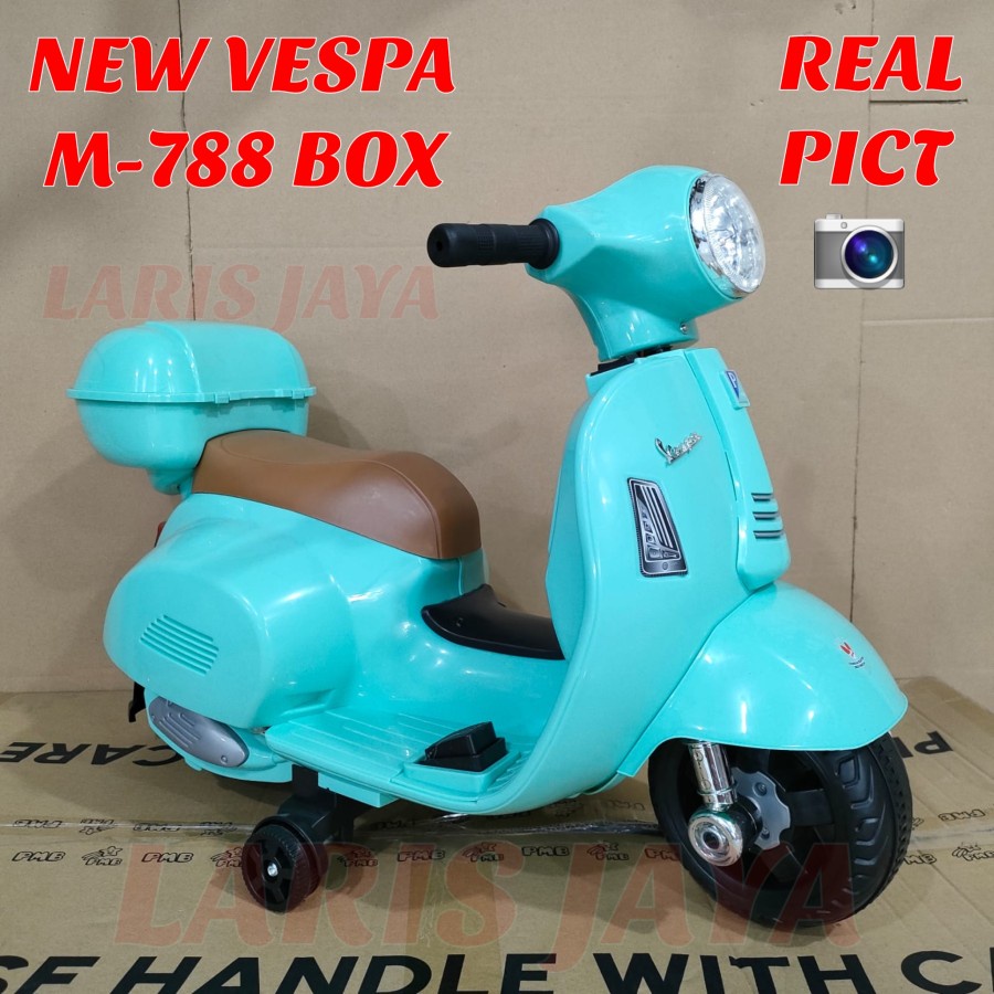 Jual Motor Aki Anak Vespa Pmb M 788 Box Motoran Aki Anak Vespa Pmb M788 New Shopee Indonesia