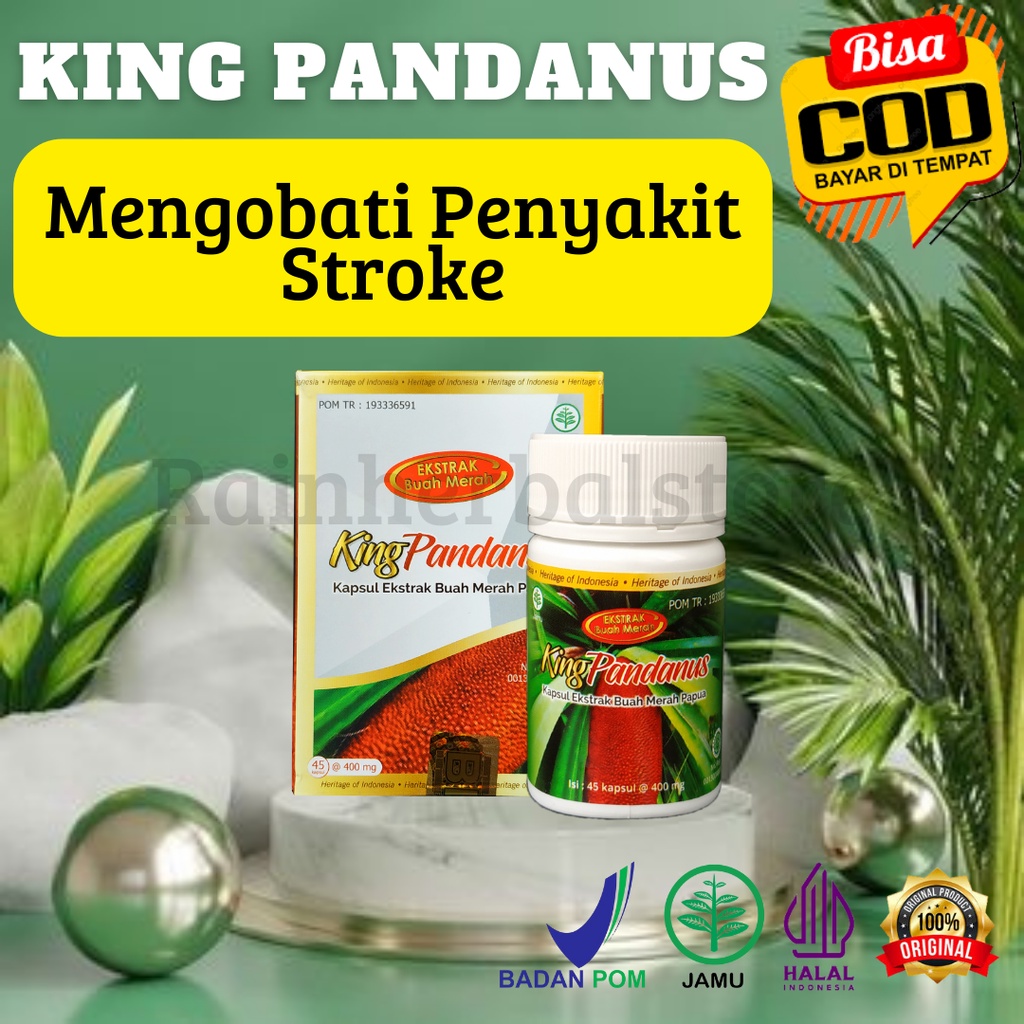 KING PANDANUS OBAT HERBAL | KING PANDANUS UNTUK STROKE | ORIGINAL | BPOM
