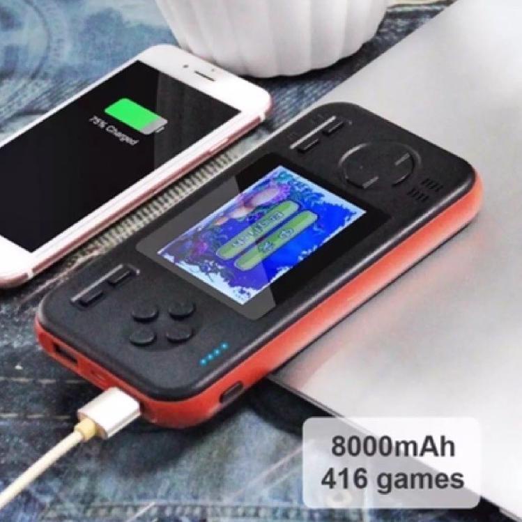 Tren Terbaru WANLE GAMEBOY POWERBANK 8000MAH RETRO GAMEBOY RECHARGEABLE