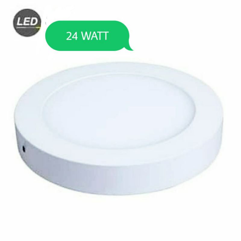 LAMPU DOWNLIGHT LED  PANEL OB BULAT 24 Watt STARLUX/OUTBOW 24 W ROUND- PUTIH 24 W