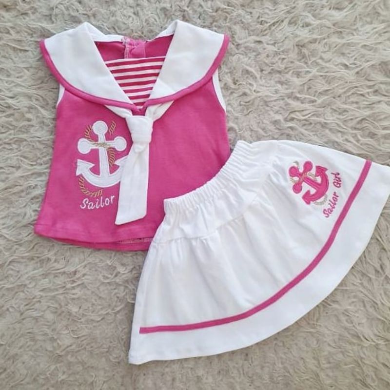 Baju Bayi Sailor set