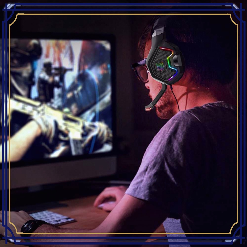 Gaming Headphone Headset LED with Mic GH396