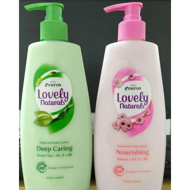 handbody lotion emeron natural pump 400ml