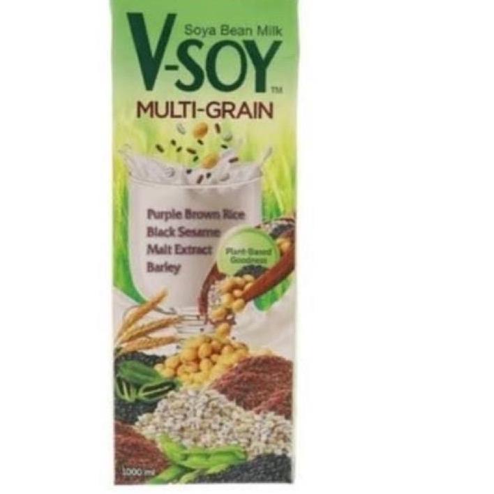 

✨ Vsoy Multigrain 1 Liter / Vsoy Multigrain Susu Kedelai !