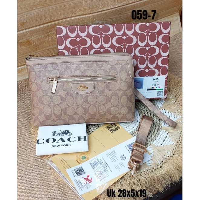 Handbag Clutch Selempang Wanita Kode 059 Free Box