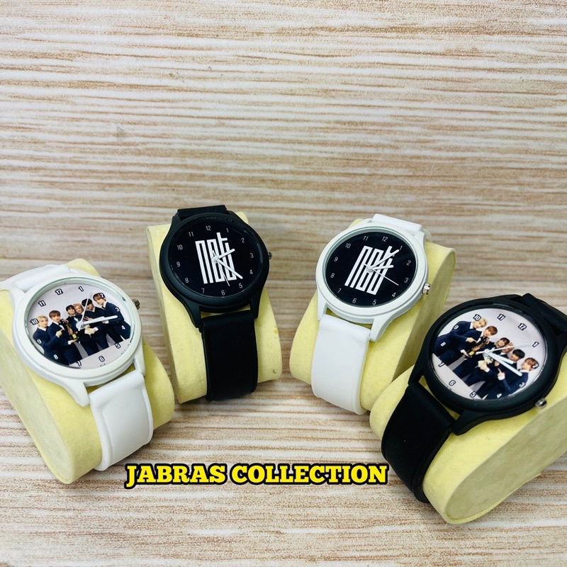 Jam Tangan NCT 127 Kpop Analog Quartz Hitam