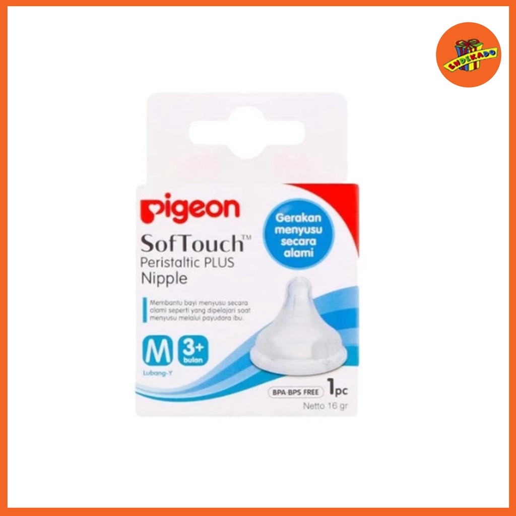 Pigeon Dot Soft Touch Peristaltic Plus Nipple 1pc