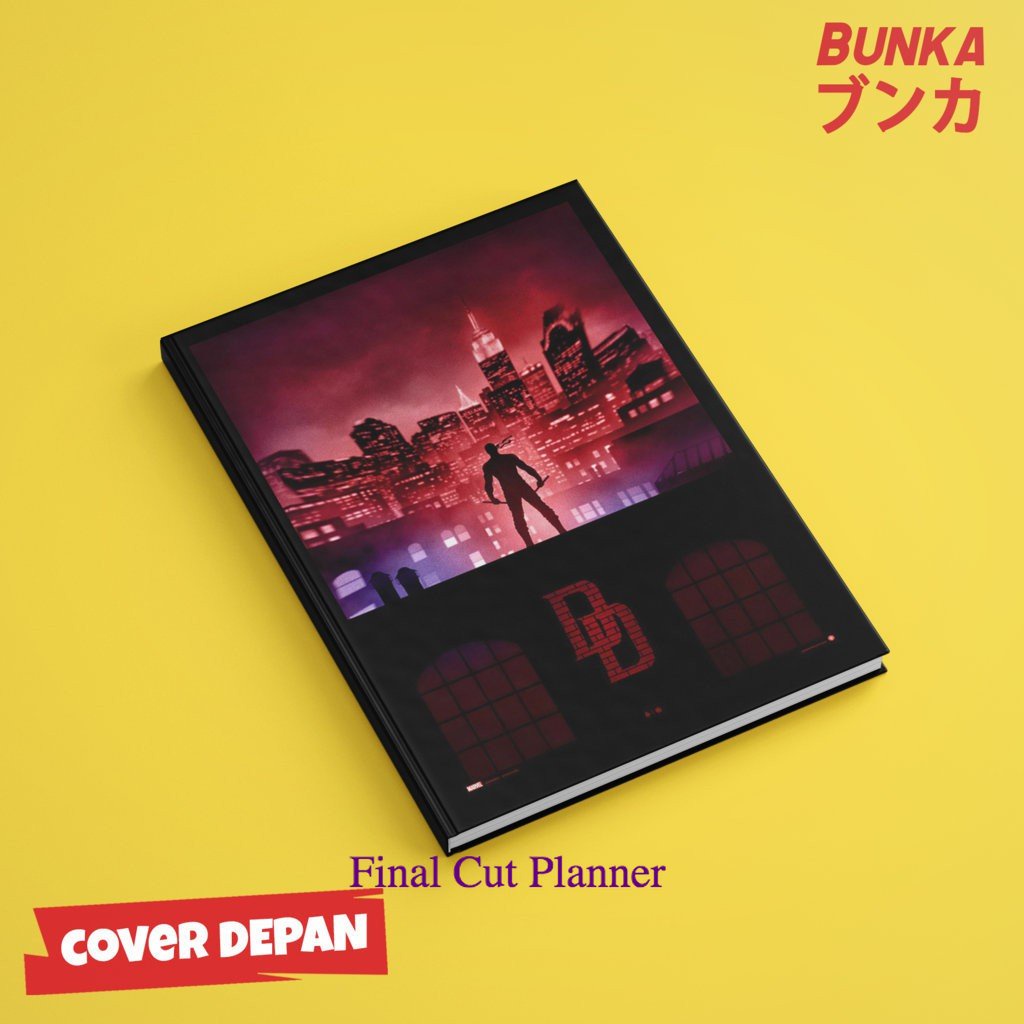 

Notebook Marvel Daredevil D Hardcover A5 Buku Tulis Catatan Note Agenda Planner Jurnal .