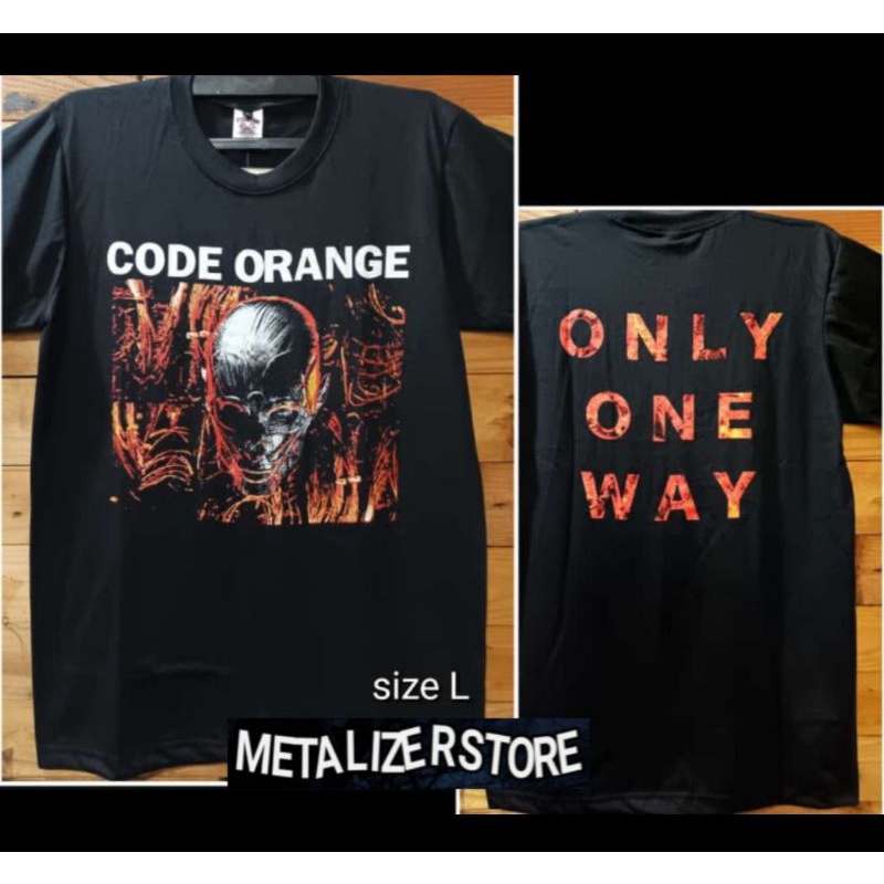 KAOS MUSIK METAL ROCK CODE ORANGE ORIGINAL PRAPATAN REBEL