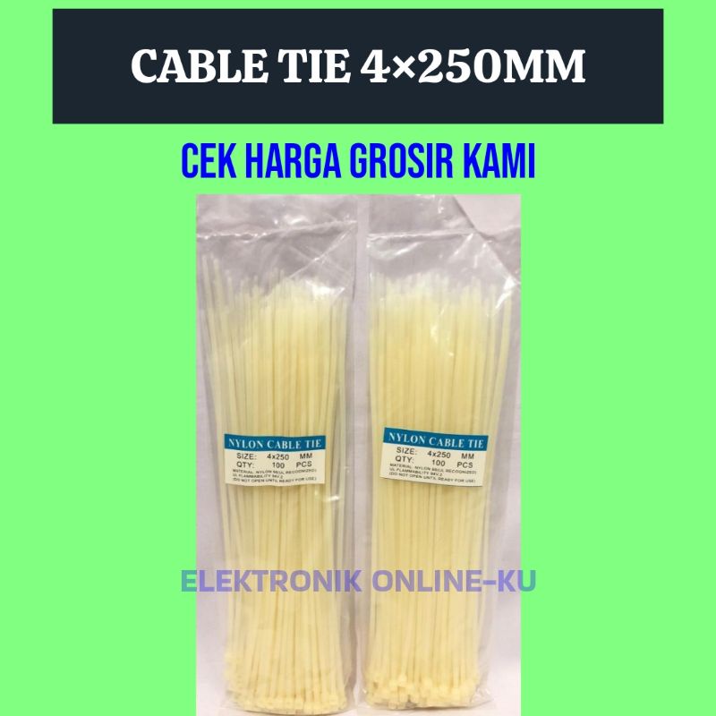 CABLE TIE 4×250MM (200PCS)