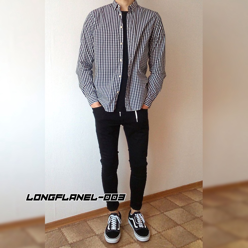 KEMAJA FLANEL PANJANG ORIGINAL KEMEJA CASUAL KEMEJA FLANEL PRIA BECCO.ID
