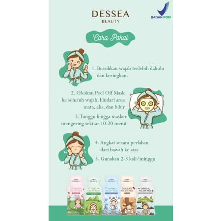 [ DISKON ] MASKER DESSEA PEEL OFF MASK 10GR PEEL OFF MASK BY DESSEA