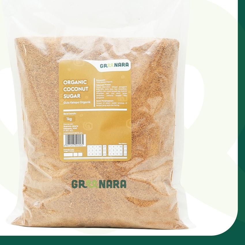 

SALE✅Greenara Organic Coconut Sugar 1Kg / Gula Kelapa|KD1