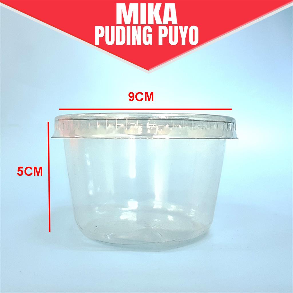 SATUAN Mika Plastik Puding / Mika Makanan Penutup / Mika Puding