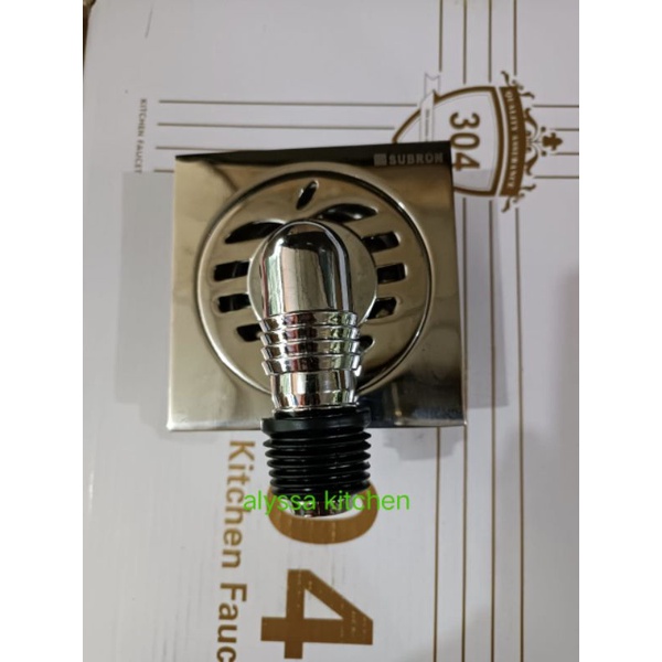 Floor drain mesin cuci stainless / Floor drain mesin cuci + konektor