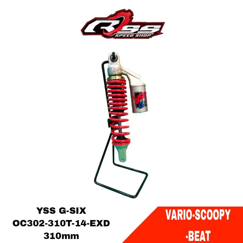 YSS G-SIX 310mm VARIO SCOOPY BEAT MIO LEXY