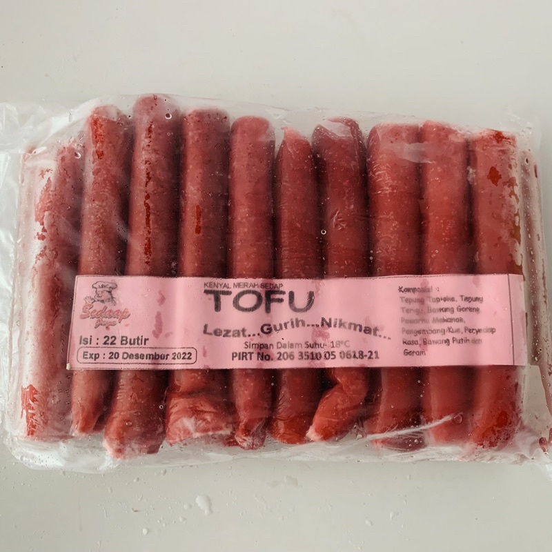 

tofu bentuk sosis kenyal