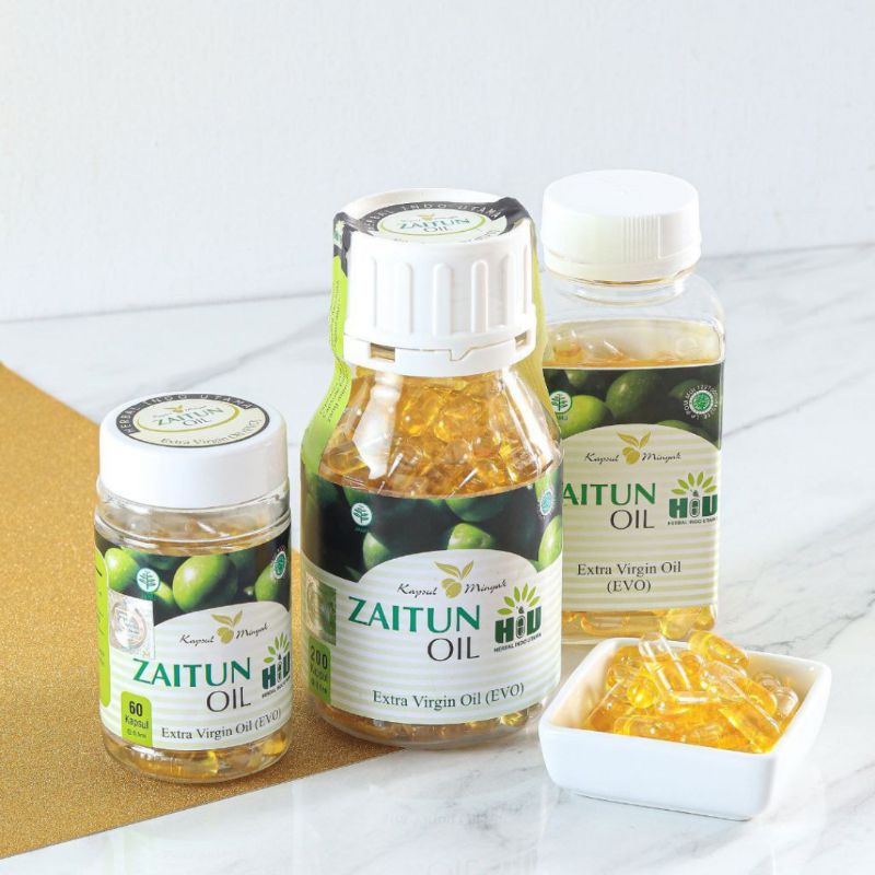 Kapsul Minyak Zaitun Extra Virgin Oil HIU