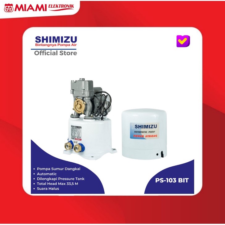 Shimizu Pompa Air PS-103 BIT / PS103BIT