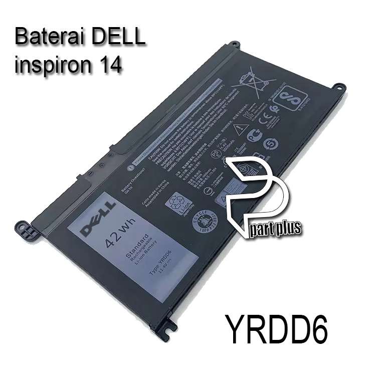 Baterai Dell inspiron 14 5480 5482 5485 5584 3400 5493 5593 YRDD6