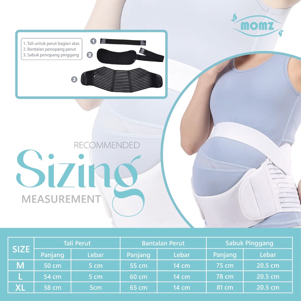 MOMZ PREGNANCY BELT - PENYANGGA PERUT IBU HAMIL