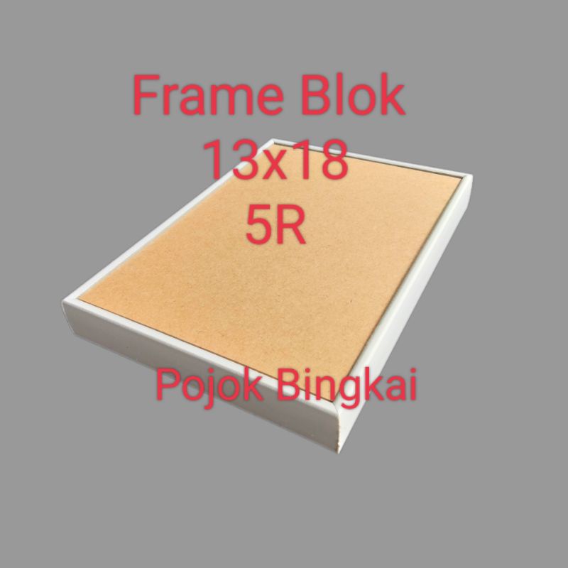 Bingkai foto/ Frame Blok 5R Frame block pickbox