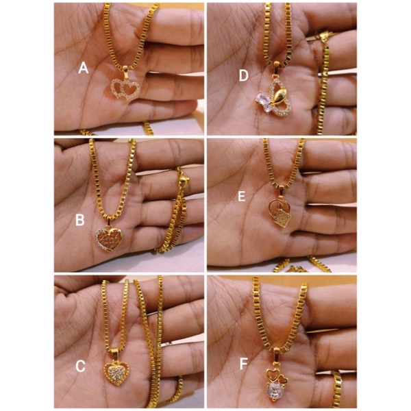 Kalung Titanium Dewasa 1set Dengan Liontin